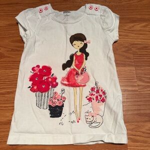 Gymboree White‎ T-Shirt